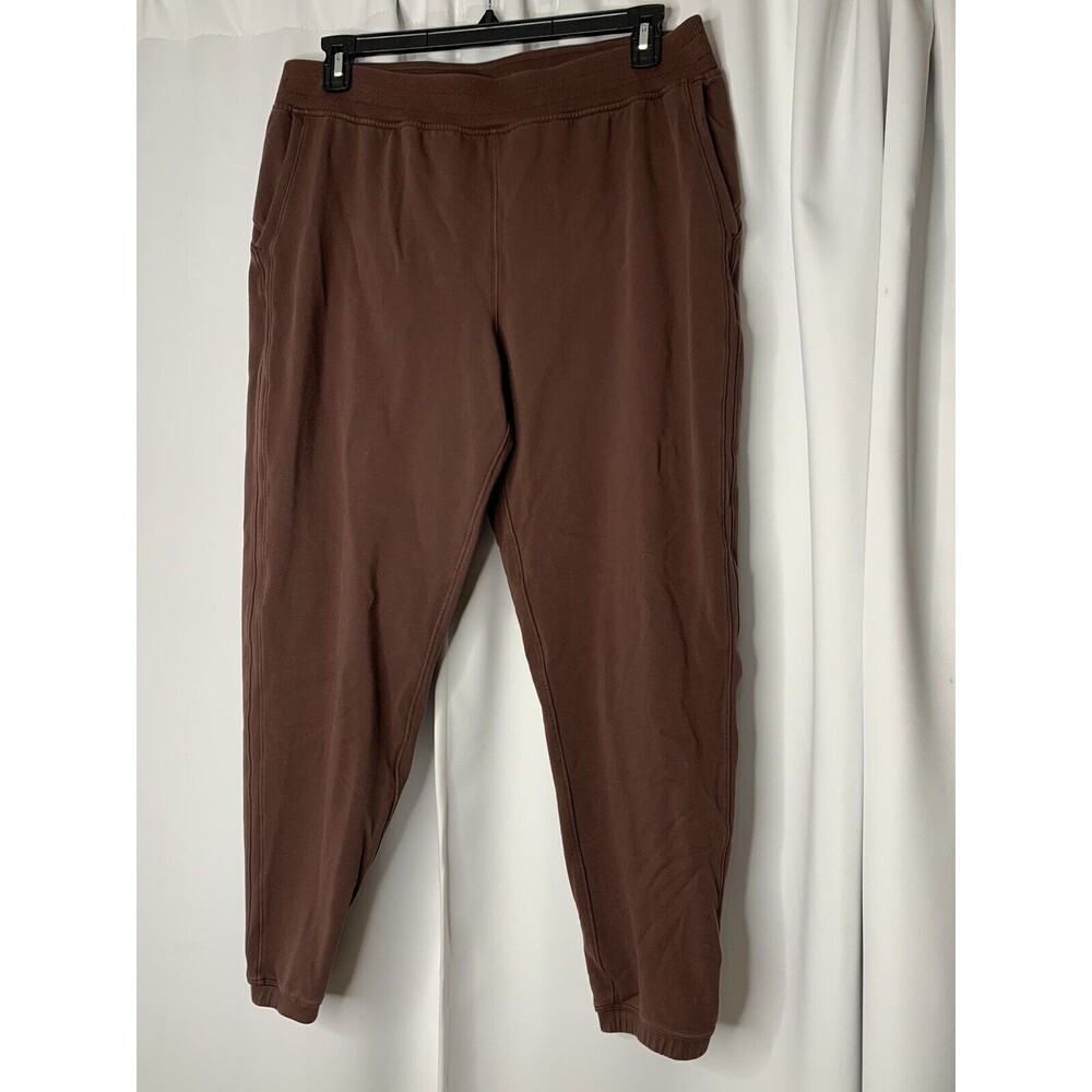 Lululemon Men's Athletic Stretch Jogger Pants Ankle Size XL chocolate brown